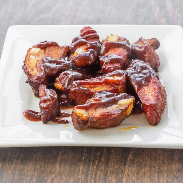 BBQ Rib Tips.